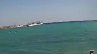 KKTC'deki gemi faciasında son görüntüler ortaya çıktı : Batan feribot kamerada