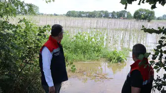 Samsun'da sağanak yağış tarım arazilerini vurdu