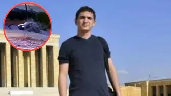 Motosiklet sürücüsünün hayatını kaybettiği kazanın görüntüleri ortaya çıktı