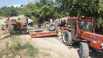 Samsun'da traktör faciası : Bir ölü, 3'ü çocuk 7 kişi yaralandı