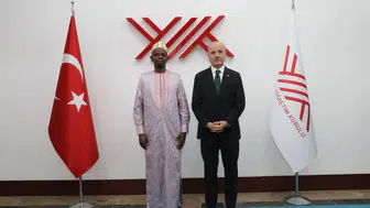 YÖK Başkanı Özvar, Ruanda Müftüsü ile görüştü