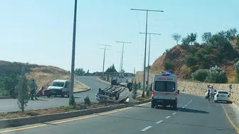 Adıyaman'da trafik kazası : Bir yaralı