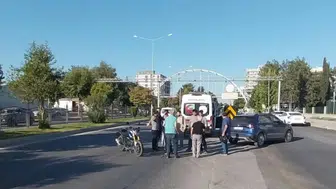 Adıyaman'da trafik kazası : Motosiklet sürücüsü yaralı
