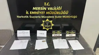 Mersin'de uyuşturucu satıcılarına operasyon : 3 tutuklama