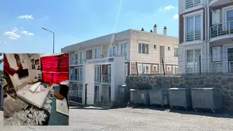 Sakarya'da çöp eve dönüştürülen dairede tıbbi atıklar bulundu ! Hemşire için tahliye süreci başladı