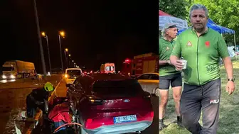 İki otomobilin çarptığı bisikletli öğretmen öldü