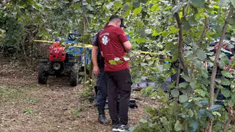 Ordu'da fındık bahçesinde pat pat devrildi : Sürücü hayatını kaybetti
