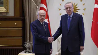 Erdoğan ve Bahçeli görüşmesinde gündem 'Terörsüz Türkiye' yasası oldu