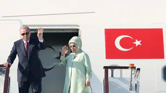 Cumhurbaşkanı Erdoğan, Şanghay İşbirliği Teşkilatı Zirvesi için Bişkek'e gitti