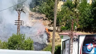 Tunceli'de otluk alanda yangın kontrol altına alındı