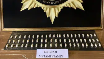 Bayburt'ta 445 gram uyuşturucu ele geçirildi : 1 tutuklama