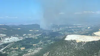 Bilecik'te orman yangını : Havadan ve karadan müdahale ediliyor