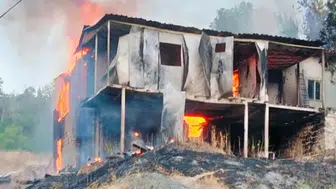 Erzincan Kemah'ta yangın : Ev kullanılamaz hale geldi