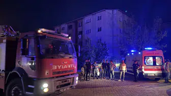Bingöl'de apartman dairesinde korkutan yangın