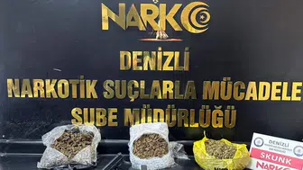 Denizli’de uyuşturucu operasyonu : 2 Şüpheli Tutuklandı