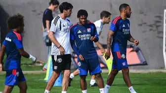 Lyon, Fenerbahçe maçı öncesi son antrenmanını yaptı
