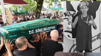 Söke'de acı veda : 11 yaşındaki futbolcu Mithat Özgür İnce son yolculuğuna uğurlandı