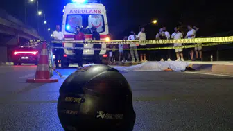 Antalya'da kontrolden çıkan motor savruldu : 25 yaşındaki genç öldü