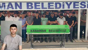 Karaman'da motosikleti otomobile ok gibi saplanmıştı ! 18 yaşındaki Kemal Talha son yolculuğuna uğurlandı
