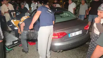 Bursa'da zincirleme kazadan kaçarken ağaca çarptı : 1 yaralı