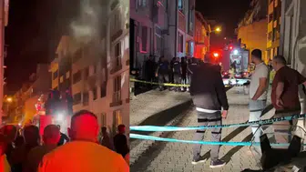 Tokat'ta 5 katlı apartmanda korkutan yangın : 4 kişi dumandan etkilendi