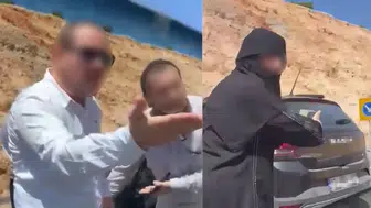 Adıyaman'da trafikte yol verme kavgası