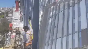 Kağıthane'de inşaat platformunda çökme