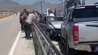 Kayseri Develi’de otomobil ile kamyonet kafa kafaya çarpıştı : 1 ölü