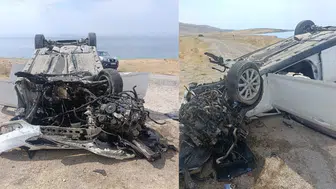 Van'da otomobil kontrolden çıkıp takla attı : 4 yaralı