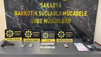 Sakarya'da 3 ilçede uyuşturucu baskını : 2 şüpheli tutuklandı