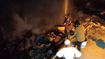Kastamonu'da ev yangını : İki katlı bina kullanılamaz hale geldi