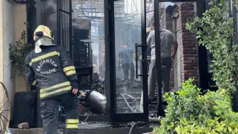 Gaziantep'te restoran yangını : Çok sayıda ekip müdahale etti