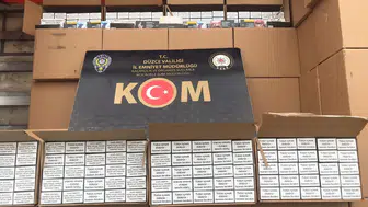 Düzce’de kaçakçılık operasyonları : Çok sayıda kaçak sigara ve makaron ele geçirildi