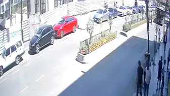 Karabük'te belediye otobüsü yayaya çarptı