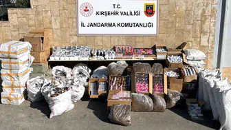 Kırşehir'de 5 bin gümrük kaçağı ürün ele geçirildi