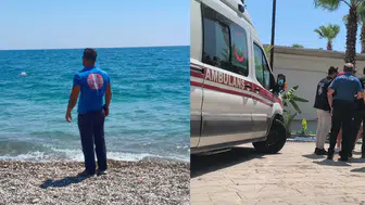 Antalya'da cankurtaranlar boğulma tehlisesi geçiren genci kurtardı