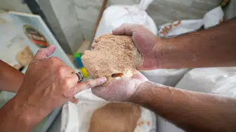 Un fabrikasında skandal görüntü