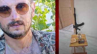 Çatalca'da silahlı şahıs paniği : Kendisini eve kapattı