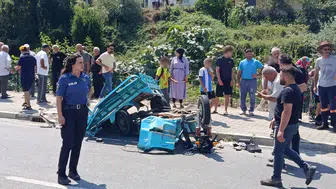 Otomobil ile patpat çarpıştı: 2'si ağır 4 yaralı