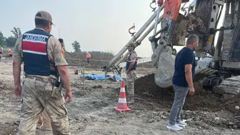 Beton pompası üzerine düşen işçi öldü