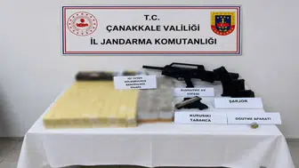 Çanakkale'de kaçakçılık operasyonu : Tütün ve alkol ele geçirildi