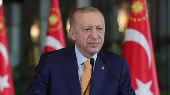 Cumhurbaşkanı Erdoğan ile Filistin Devlet Başkanı Abbas bir arada