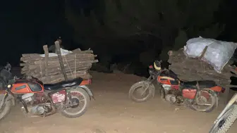 Hatay Hassa'da ormanda usulsüz kesim yapan şahıslar yakalandı