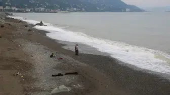 Rize'de denizde kaybolan 11 yaşındaki Arif Kerem'i arama çalışmalarında 2'nci gün