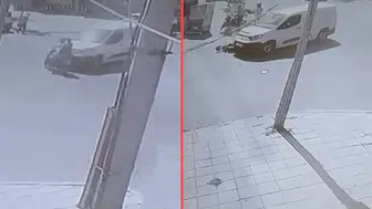 Tekirdağ'da motosiklet ile ticari araç çarpıştı : 2'si çocuk 3 yaralı