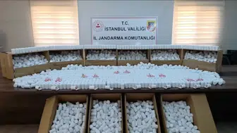İstanbul’da 257 bin 850 uyuşturucu hap ele geçirildi