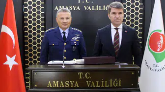 İlk Türk astronot Alper Gezeravci Amasya'da yeni görevine başladı