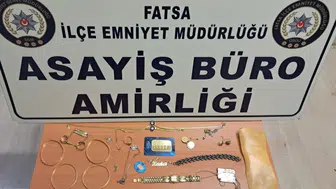 Ordu’da milyonluk hırsızlık : Çalınan 1,2 milyon liralık altınlar ele geçirildi