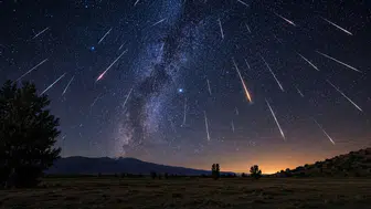 Erzincan semalarında perseid meteor yağmuru şöleni