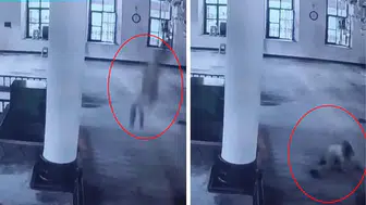 Arkadaşlarıyla iddiaya girdi, caminin ikinci katından atladı : 11 yaşındaki çocuk şans eseri kurtuldu